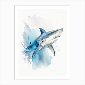 Spiny Dogfish 3 Shark Watercolour Art Print