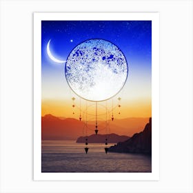 Dream Catcher - Mystic Moon poster #1 Art Print