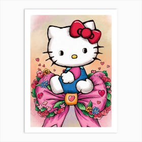 Hello Kitty 10 Art Print