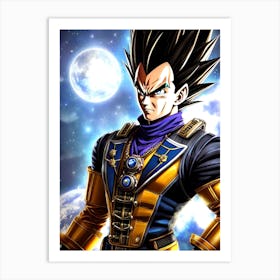 Dragon Ball Z Wallpaper 2 Art Print