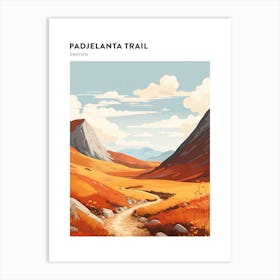 Padjelanta Trail Sweden 4 Hiking Trail Landscape Poster Art Print