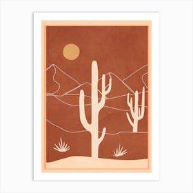 Desert Design 2 Art Print