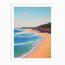 Emu Point Beach Australia Monet Style Art Print