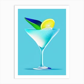 Frozen Margarita Pop Matisse Cocktail Poster Art Print