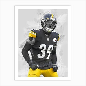 Minkah Fitzpatrick Pittsburgh Steelers Art Print