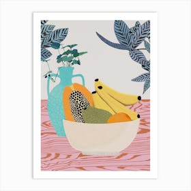 Fruit Bowl Still Life Art Print