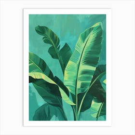 Banana Leaves 6 Art Print