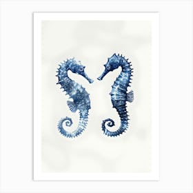 Seahorses 2 Art Print