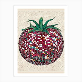 Mosaic Tomato 1 Art Print