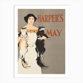 Harper's May , Edward Penfield Art Print