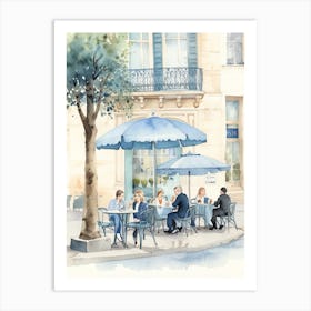 Cafes In Paris Art Print