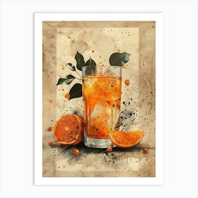 Orange Cocktail 43 Art Print