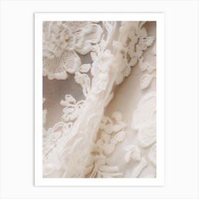 White Lace 1 Art Print