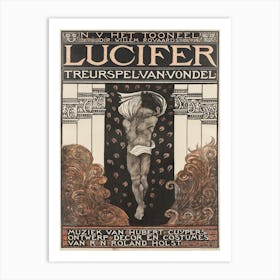 Lucifer Mourning Game Of Vondel, Richard Roland Holst Art Print