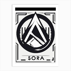 Sora company Logo Art Print