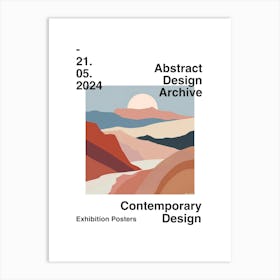 Abstract Design Archive Poster 35 Art Print