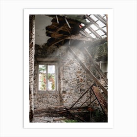 Sintra Abandoned House Haunting Beauty Art Print