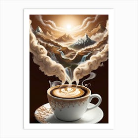 Brewing Serenity Art Print