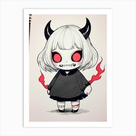 Little Devil Art Print