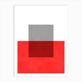 Geometric and modern abstract 7 Art Print