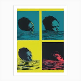 'Swimming' Art Print