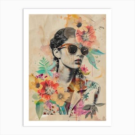 flora portrait Art Print