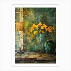 Yellow Orchids 5 Art Print