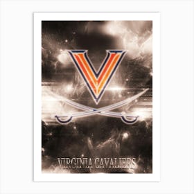 Virginia Cavaliers Art Print