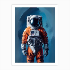 Astronaut Canvas Print Art Print