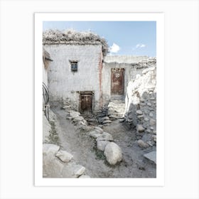 Tibetan Village In Mustang Art Print