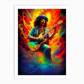 Carlos Santana (2) Art Print