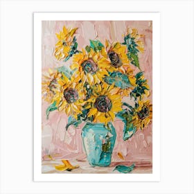 A World Of Flowers Sunflowers 8 Painting Art Print