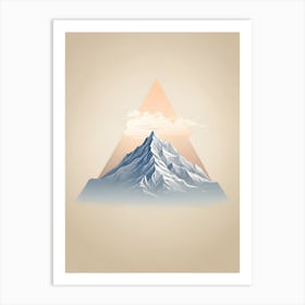 Mountains In The Sky Art Print