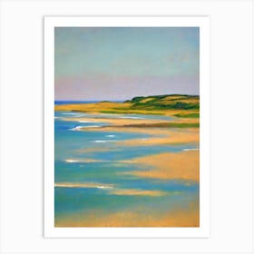 Dornoch Beach Highlands Scotland Monet Style Art Print