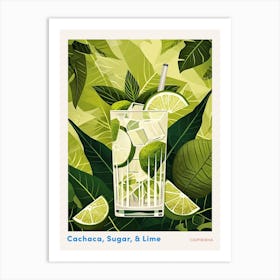 Art Deco Caipirinha 4 Poster Art Print