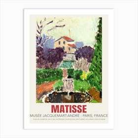 Matisse The Artist Garden At Issy Les Moulineaux Art Print