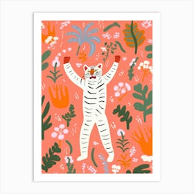 Tiger In The Jungle 13 Art Print