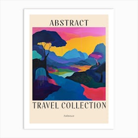 Abstract Travel Collection Poster Indonesia 3 Art Print