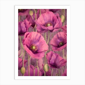 Poppies 17 Art Print