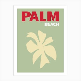 Palm Beach Floral Art Art Print