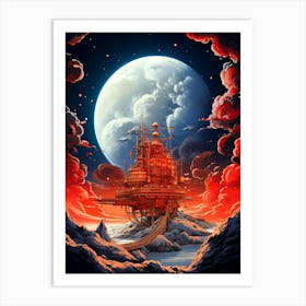 Castle In The Sky 14 Art Print