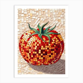 Mosaic Tomato 2 Art Print