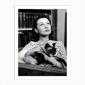 Vivien Leigh At Home In Chelsea Art Print