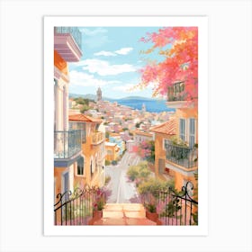 Malaga Spain 6 Illustration Art Print