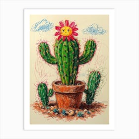 Cactus 1 Art Print