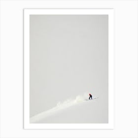 Åre, Sweden Minimal Skiing Poster Art Print
