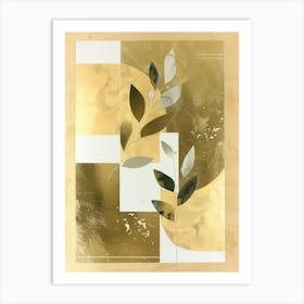 Gold Leaf 5 Art Print