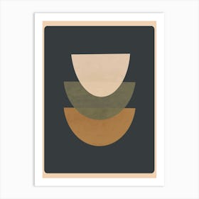 Abstract Minimal Shapes 75 Art Print