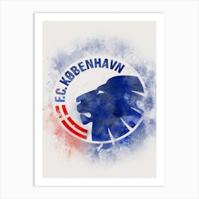 Football Club Copenhagen 1 Art Print