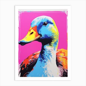 Andy Warhol Style Bird Goose 6 Art Print